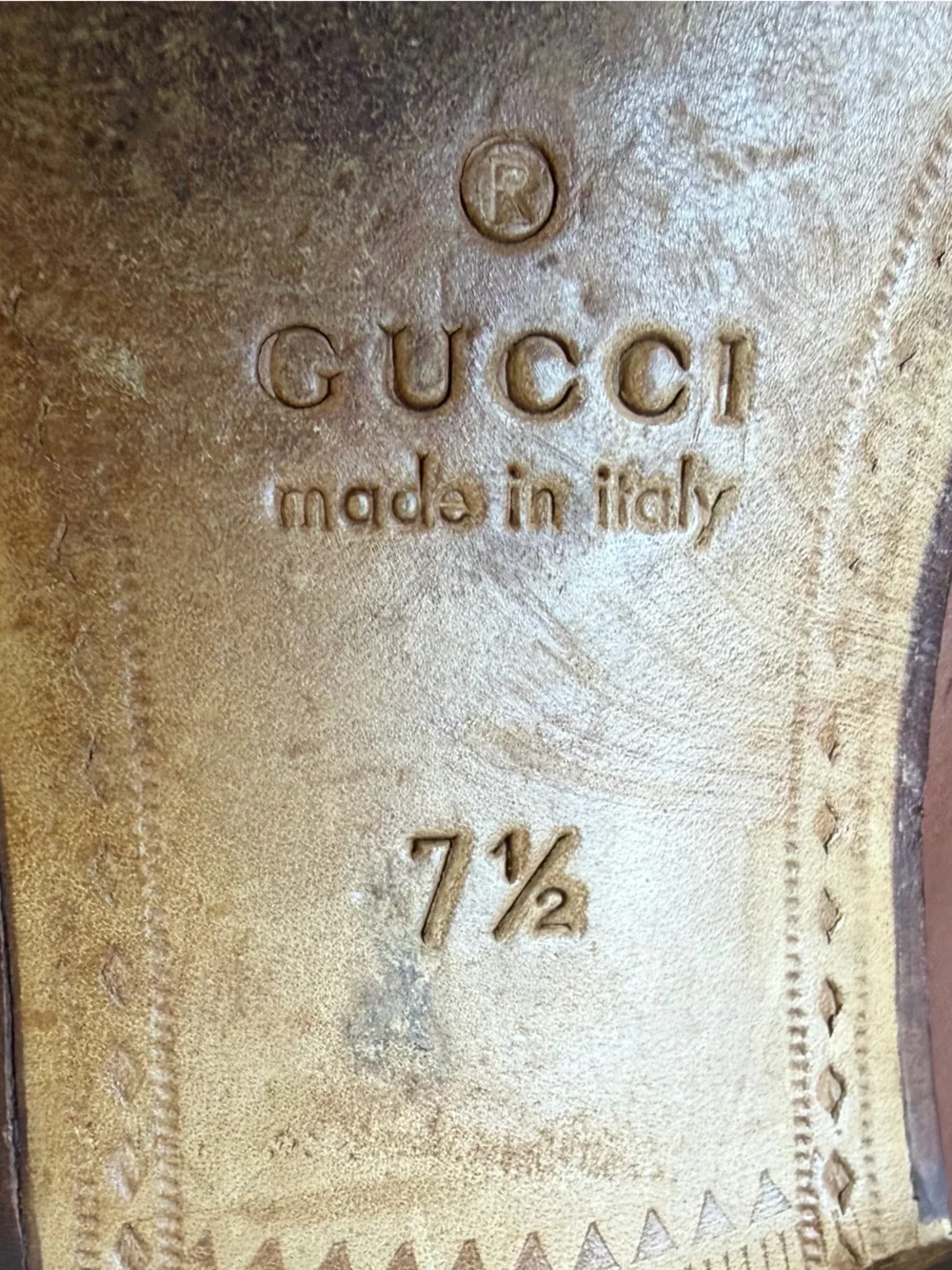 GUCCI men’s leather loafers